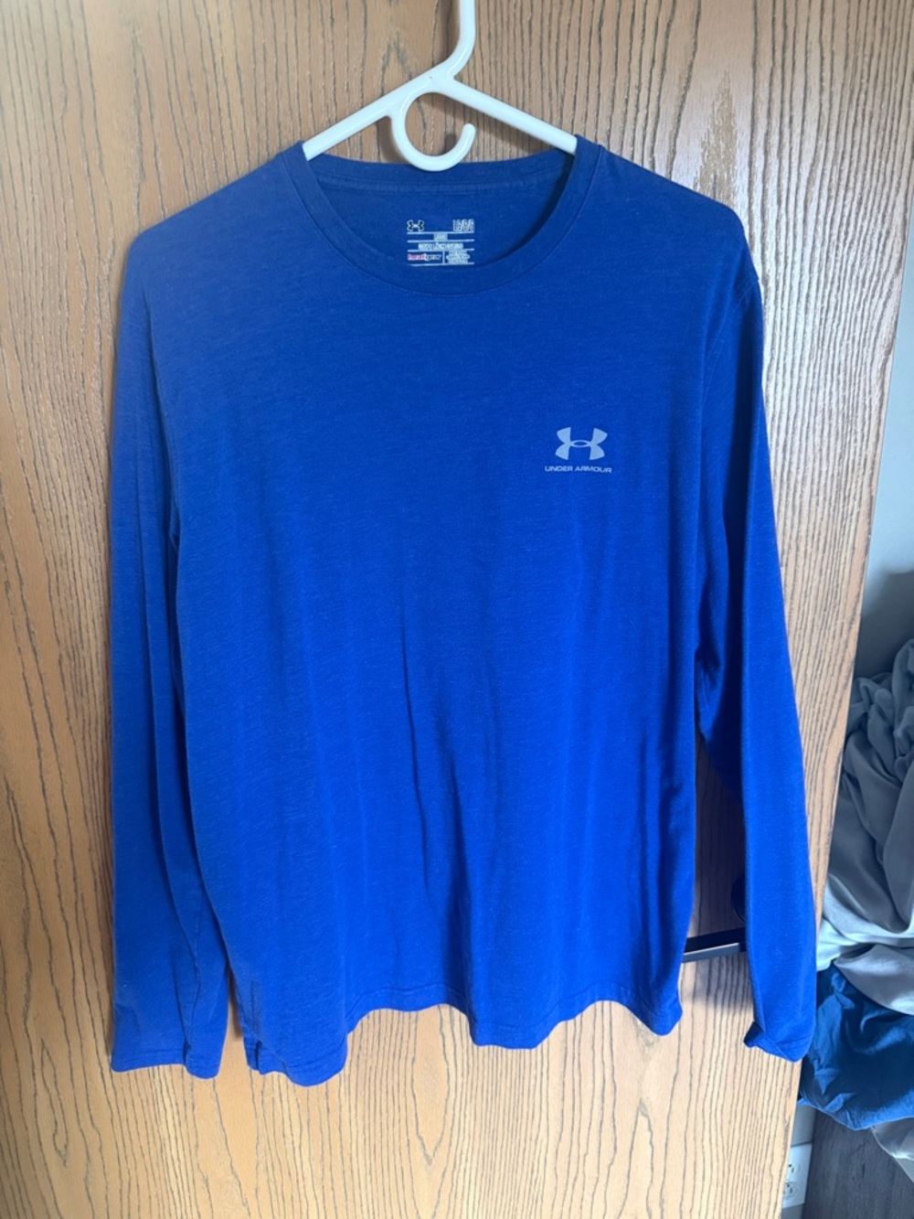 Under Armour Men’s Long Sleeve Crew - Royal Blue